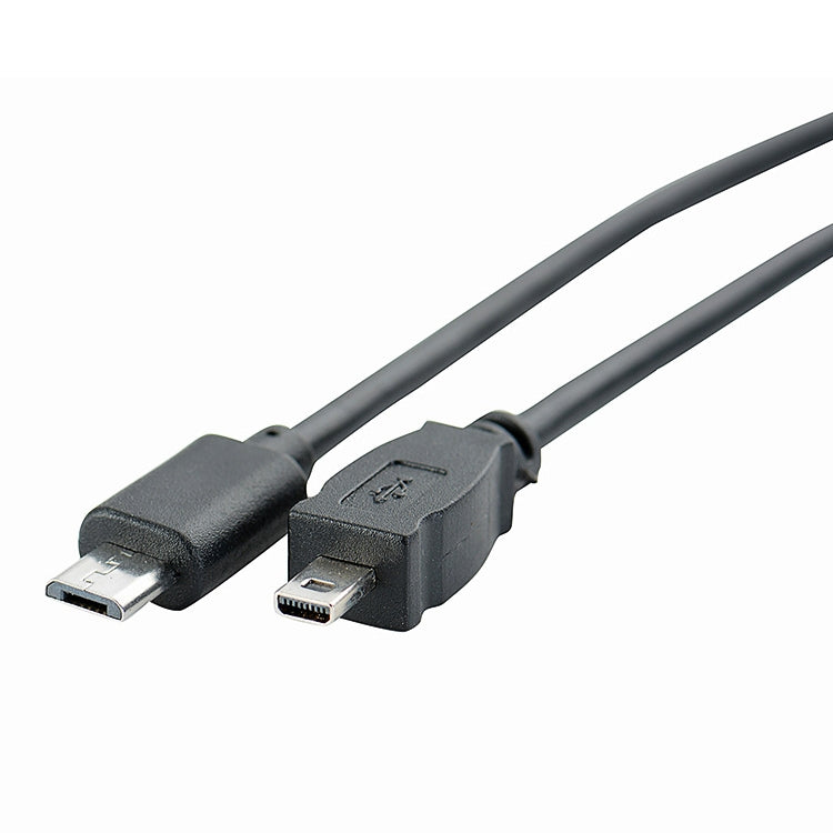 5 ชิ้น 30 ซม. Micro USB ไปยัง Mini 8 Pin USB OTG สายเคเบิลข้อมูลโทรศัพท์สำหรับ Nikon, Micro to Mini 8 Pin For Nikon