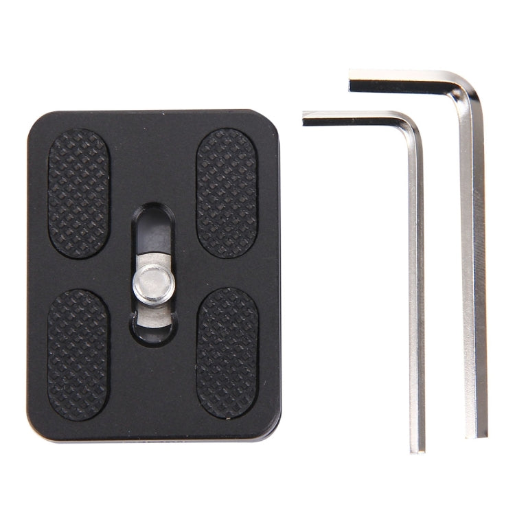 Fittest PU-50 Universal Aluminium Alloy Quick Release Plate พร้อมเบาะยาง, PU-50
