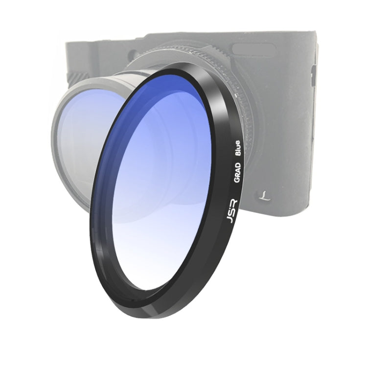 JSR ฟิลเตอร์เลนส์ไล่ระดับสีสำหรับ Panasonic LUMIX LX10, Gradient Smoke Filter, Gradient Orange Filter, Gradient Grey Filter, Gradient Green Filter, Gradient Purple Filter, Gradient Red Filter, Gradient Yellow Filter, Gradient Blue Filter