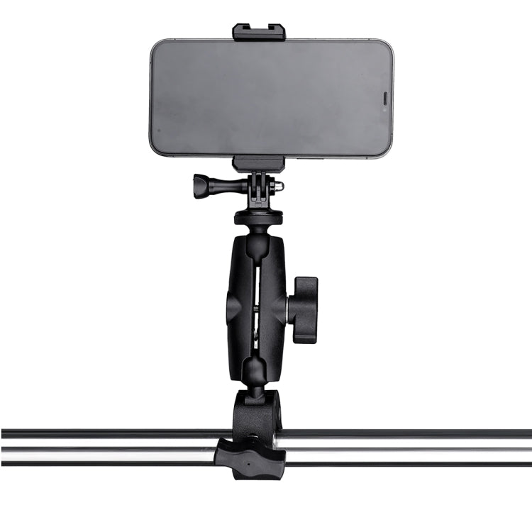 ที่วางฐานคีมหนีบแบบปรับได้หมุนได้ 360 รุ่นขยายพร้อมแคลมป์โทรศัพท์, Extended Version Plier Base Holder + Phone Clamp