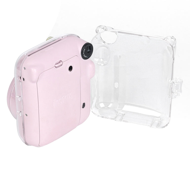 สำหรับ FUJIFILM Instax mini 12 Crystal Hard Case กระเป๋ากล้องพร้อมสายคล้องไหล่, For FUJIFILM Instax mini 12