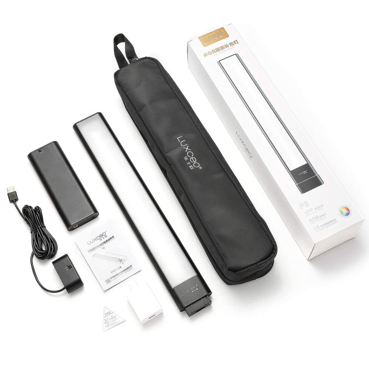 LUXCeO P6 RGB สีสัน Photo LED Stick Video Light APP มือถือควบคุมสี LED เติมแสง, P6