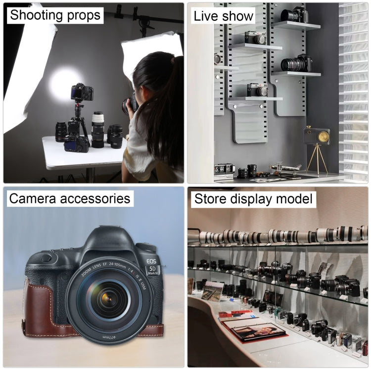 NonWorking Fake Dummy กล้อง DSLR รุ่น Photo Studio Props พร้อมเลนส์ 24-70 และ Hood สำหรับ Canon EOS 5D Mark IV, For Canon 5D4