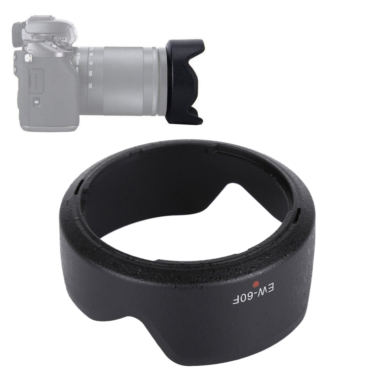 EW-60F เลนส์ฮูดสำหรับ Canon EF-M 18-150 มม. f/3.5-6.3 IS STM เลนส์, EW-60F