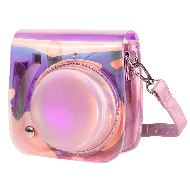 กระเป๋ากล้อง PVC Symphony ใสพร้อมสายสะพายสำหรับ Fujifilm Instax mini 11, For Fujifilm Instax mini 11 (PVC)
