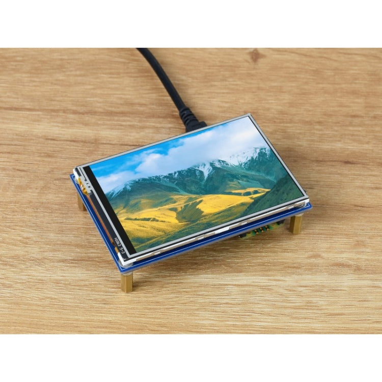 WAVESHARE 3.5 นิ้ว 65K สี 480 x 320 โมดูลแสดงผลแบบสัมผัสสำหรับ Raspberry Pi Pico, อินเทอร์เฟซ SPI, 3.5 inch
