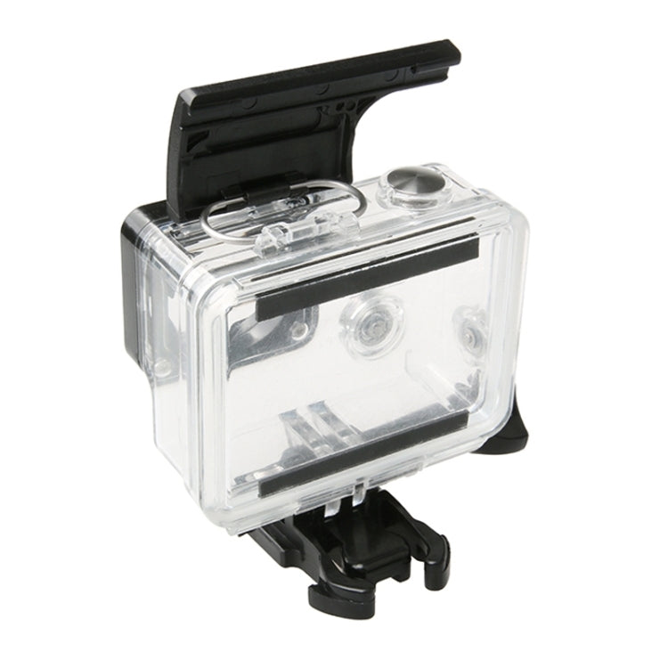 สำหรับ Gopro HERO4 / 3+ กล้องแอคชั่นแคมเมรากันน้ำกรณีที่อยู่อาศัยพลาสติก ABS ด้านหลังประตูคลิปล็อคจับ, Housing Case