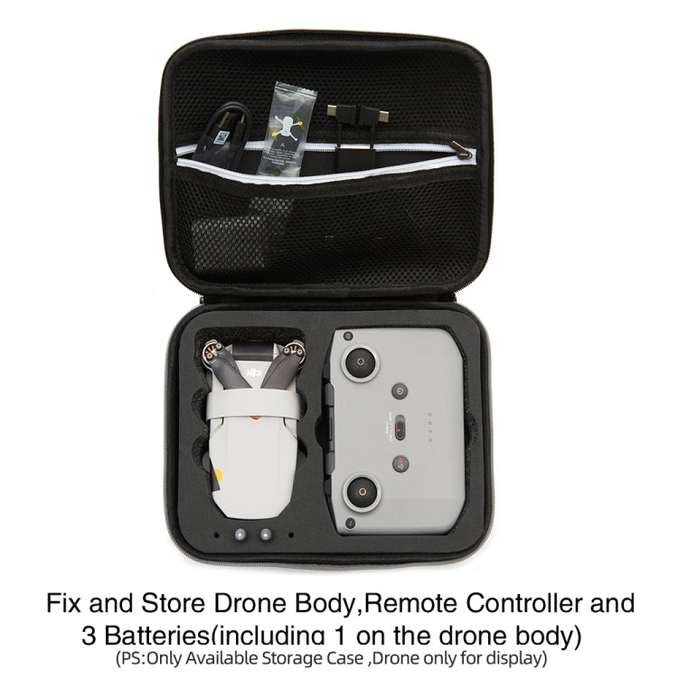 สำหรับ DJI Mini 2 SE กันกระแทกพกพาฮาร์ดกรณีจมูกร่างกายถุงเก็บขนาด: 24x19x9 ซม., 24x 19 x 9cm