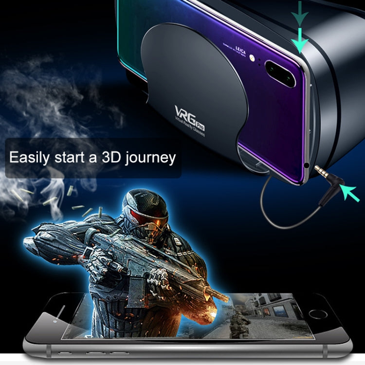 VRG Pro Audio Video เวอร์ชันโทรศัพท์มือถือ All-in-one แว่นตา 3D VR, without Blu-ray Coated Lenses