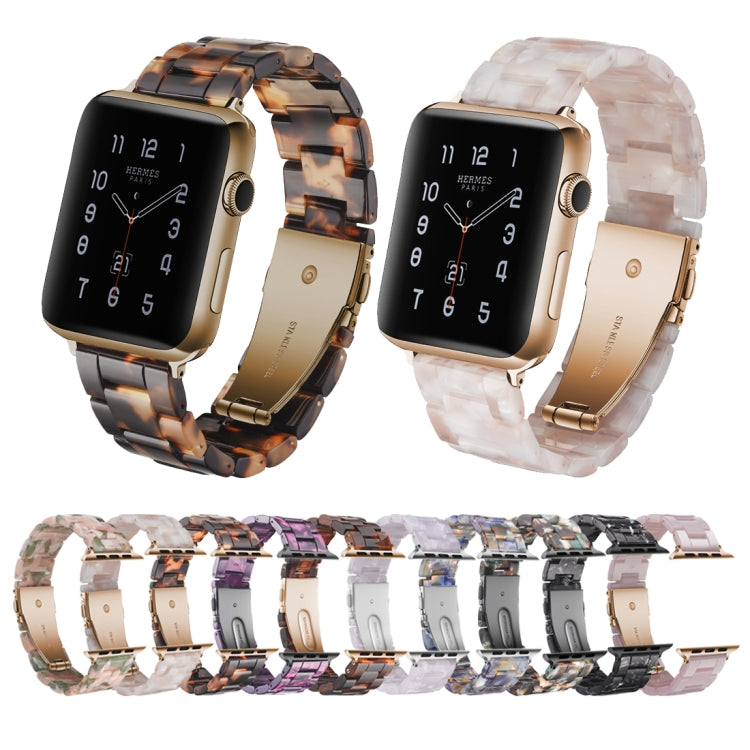 สายนาฬิกาเรซิ่นแฟชั่นเรียบง่ายสำหรับ, For Apple Watch Series 4 44mm & Series 3 & 2 & 1 42mm, For Apple Watch Series 4 40mm & Series 3 & 2 & 1 38mm, For Apple Watch Series 4 44mm & Series 3 & 2 & 1 42mm & Series 3 & 2 & 1 42mm