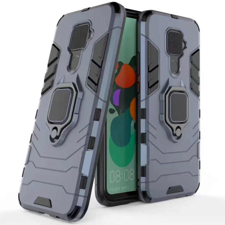 Panther PC + TPU เคสกันกระแทกพร้อมตัวยึดแหวนแม่เหล็กสำหรับ Huawei Nova 5i Pro / Mate 30 Lite, For Huawei Nova 5i Pro / Mate 30 Lite