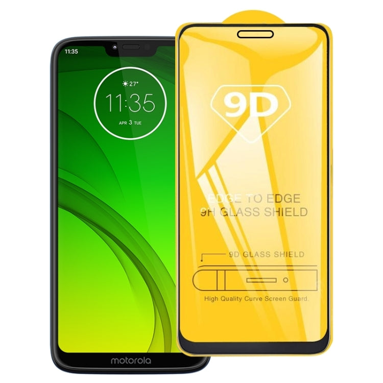 ฟิล์มกระจกนิรภัยเต็มจอ 9D Full Glue, For Motorola Moto G7, For Motorola Moto G7 Play, For Motorola Moto G7 Plus, For Motorola Moto G7 Power