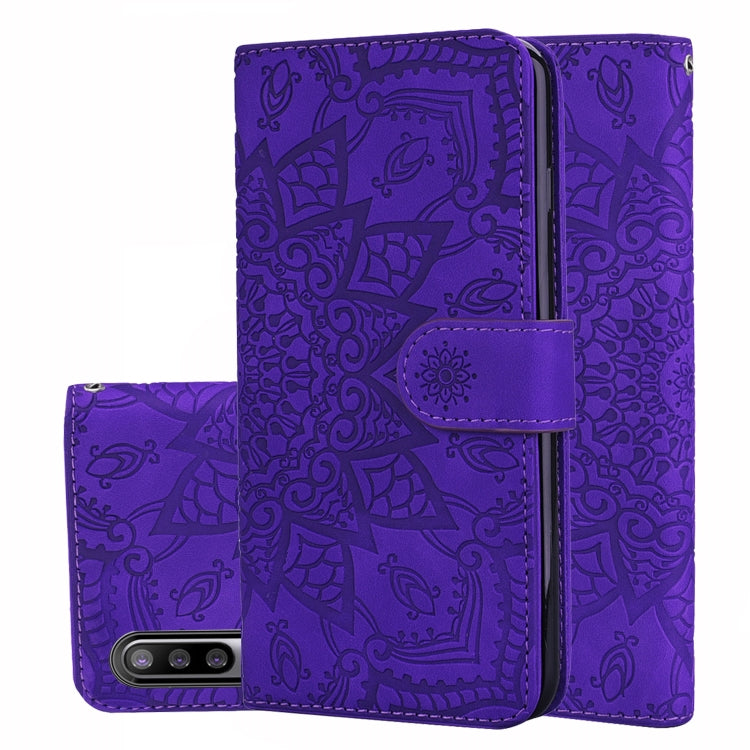 Calf Pattern Mandala ซองหนังนูนออกแบบพับคู่พร้อมกระเป๋าสตางค์และที่วางและช่องเสียบการ์ด, For Xiaomi Redmi Note 8 Pro, For Galaxy A10s, For Galaxy A20s, For Galaxy A30s / A50s, For Xiaomi Mi CC9e / Mi A3