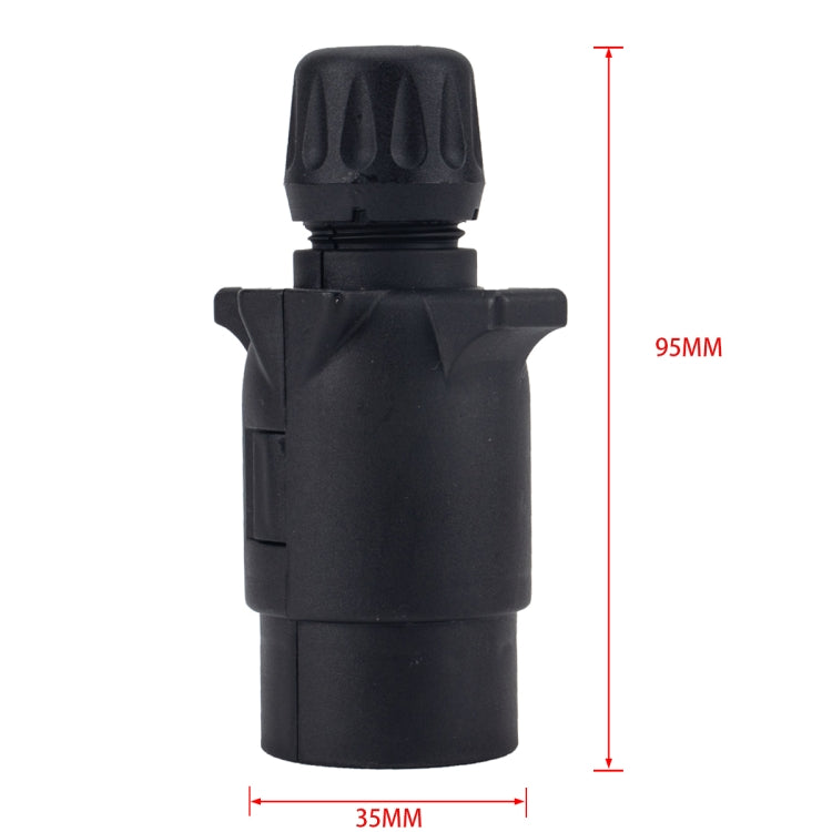 A4060 12V 7Pin EU ปลั๊กสายไฟเชื่อมต่อปลั๊กอะแดปเตอร์ปลั๊กสำหรับรถพ่วง, A4060