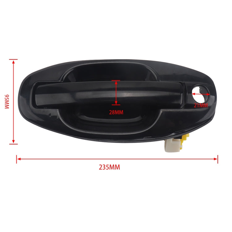 4 ชิ้น A5875 รถมือจับประตูด้านนอก 8265/6026000 สำหรับ Hyundai Santa Fe 2001-2006, A5875