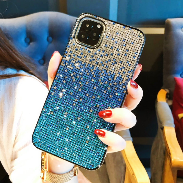 เคส PC + Crystal Diamond Tri-Color Gradient, For iPhone 11 Pro, For iPhone 11, For iPhone 11 Pro Max