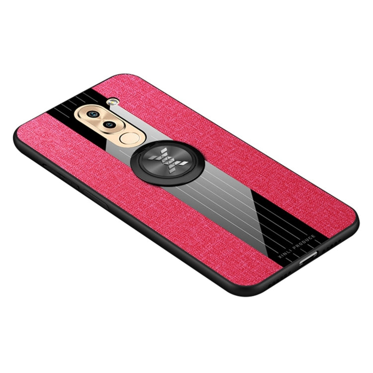 XINLI Stitching Cloth Texture เคส TPU กันกระแทกพร้อมตัวยึดแหวน, For Huawei Enjoy 8 Plus, For Huawei Enjoy 9, For Huawei Enjoy 9e, For Huawei Enjoy 9 Plus, For Huawei Enjoy 9s, For Huawei Maimang 5, For Huawei Maimang 6, For Huawei Mate 20 Lite / Maiman...
