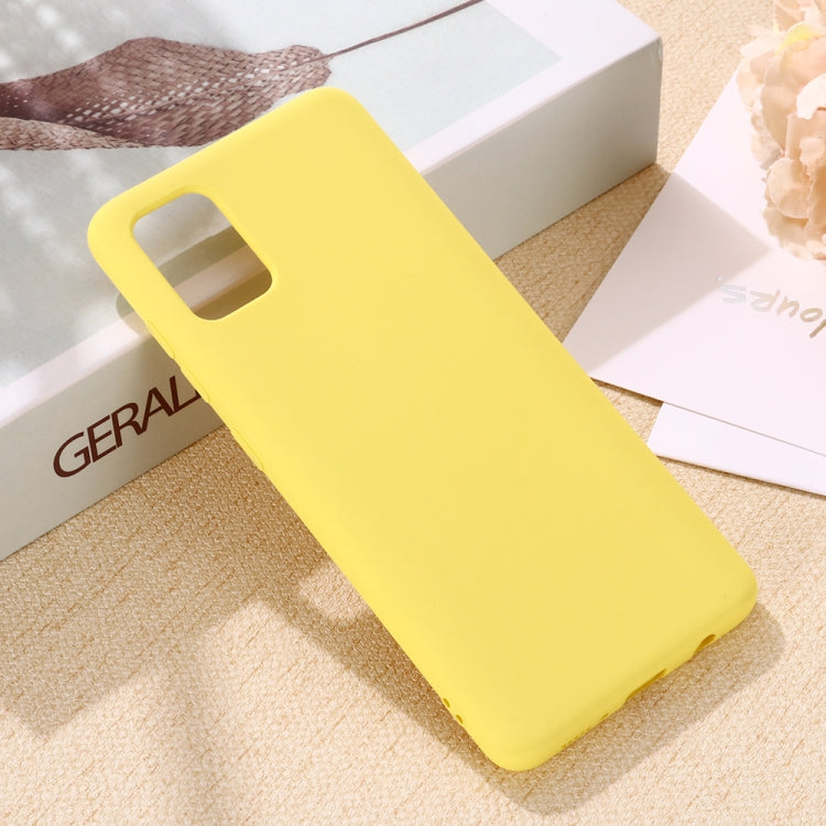เคสป้องกันโทรศัพท์มือถือซิลิโคนเหลวสีทึบป้องกันการตกเต็มรูปแบบ, For Galaxy A41