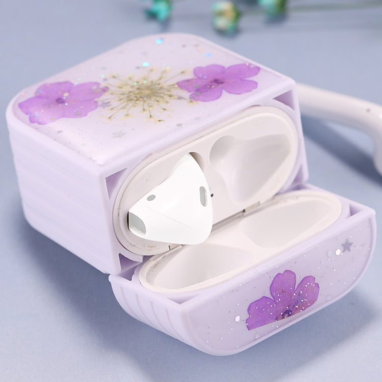 สำหรับ AirPods 1 / 2 เคสป้องกันหูฟังไร้สายลายดอกไม้ผู้หญิงสวย, For AirPods 1 / 2