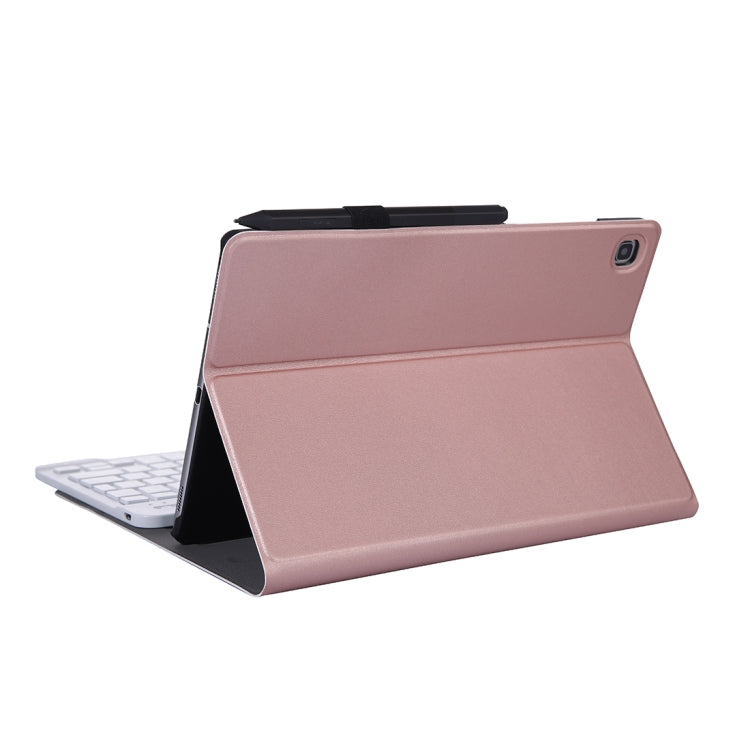 A610 สำหรับ Galaxy Tab S6 Lite 10.4 P610 / P615 (2020) เคสคีย์บอร์ดบลูทูธพร้อมขาตั้งและแถบยางยืด, For Galaxy Tab S6 Lite 10.4 P610