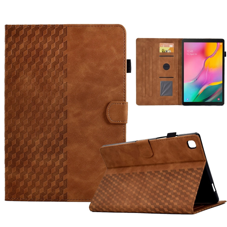 สำหรับซัมซุงกาแล็กซีแท็บ A 10.1 T510 / T515 2019 Rhombus เคสแท็บเล็ตหนังนูน, For Samsung Galaxy Tab A 10.1 T510 / T515 2019