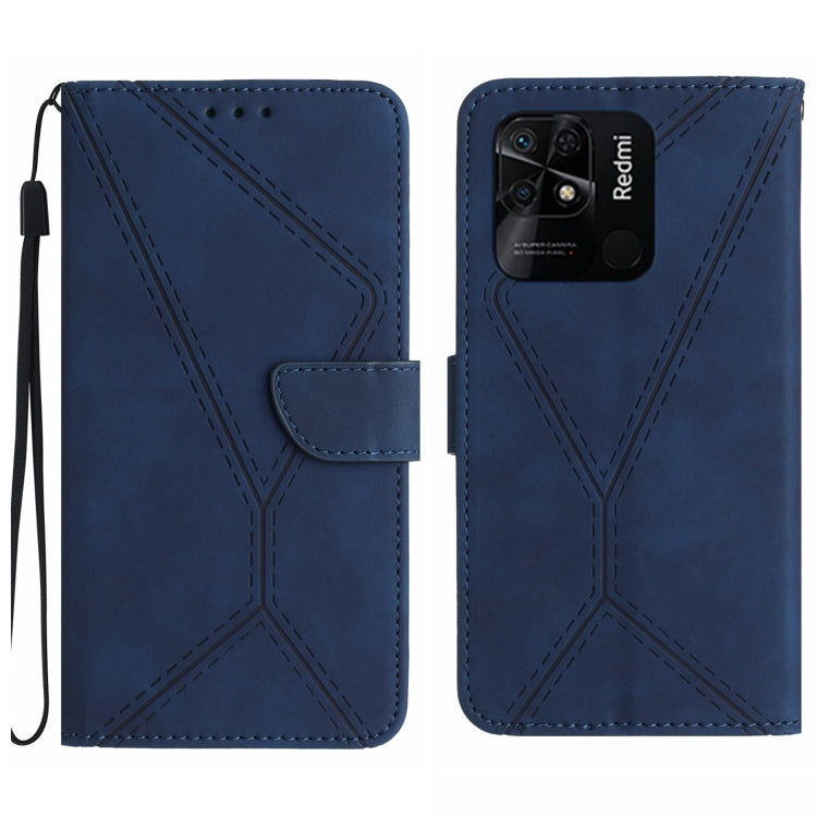 เย็บเคสโทรศัพท์หนังนูน, For Redmi Note 11 4G Global, For Xiaomi POCO F4 5G, For Xiaomi Redmi 10A, For Xiaomi Redmi 10C