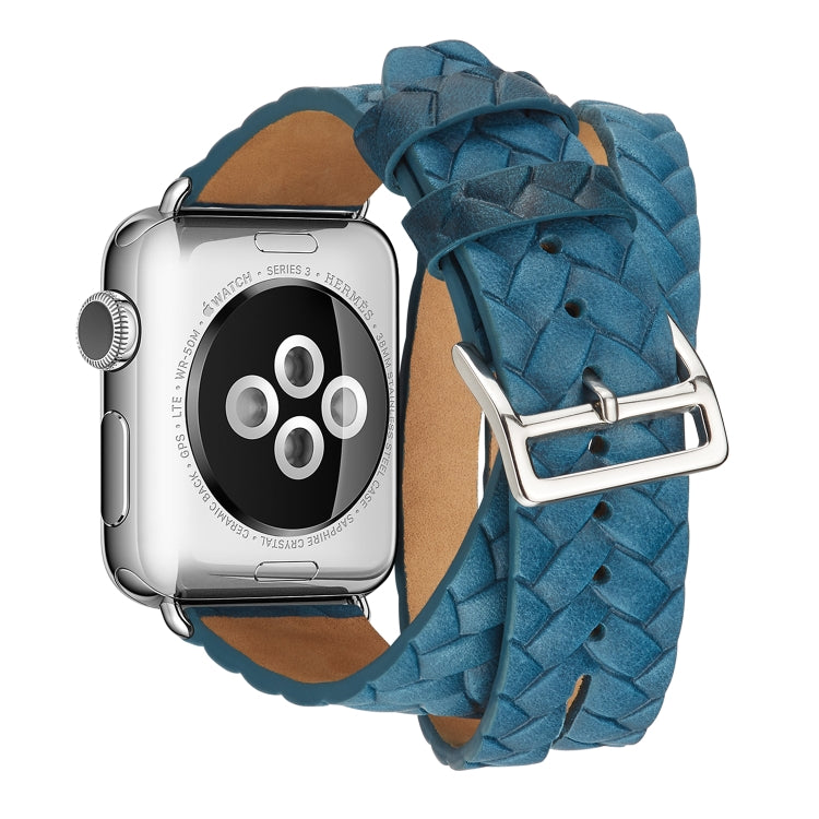 สายนาฬิกามงกุฎหนังลายนูนชั้นดี, For Apple Watch Series 5 & 4 40mm / 3& 2 & 1 38mm, For Apple Watch Series 7 45mm / 6 & SE & 5 & 4 44mm / 3 & 2 & 1 42mm