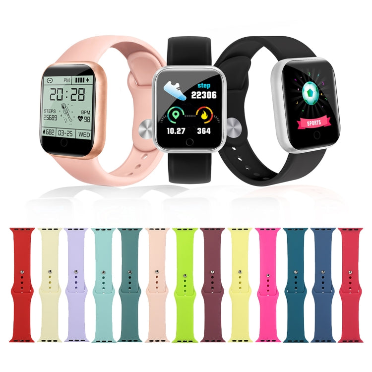 สายนาฬิกาซิลิโคนสำหรับเปลี่ยน ส่วนสั้น (ตัวเมีย), For Apple Watch Series 8&7 41mm / SE 2&6&SE&5&4 40mm / 3&2&1 38mm, For Apple Watch Ultra 49mm / Series 8&7 45mm / SE 2&6&SE&5&4 44mm / 3&2&1 42mm