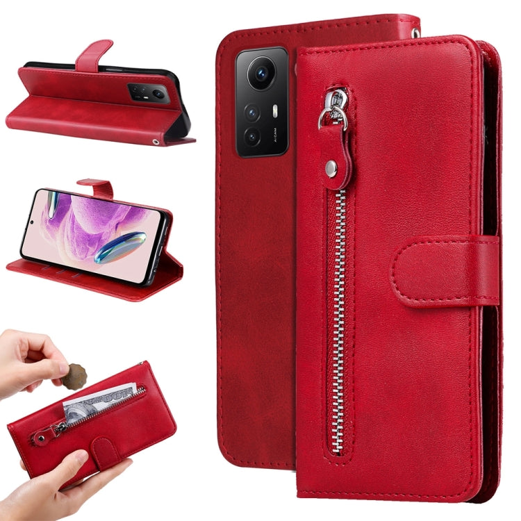 ซองใส่โทรศัพท์หนังซิปเนื้อน่อง, For Xiaomi Redmi Poco F5, For Xiaomi 13T / Redmi K60 Ultra, For Xiaomi Redmi K60 / K60 Pro, For Xiaomi Redmi Note 12S 4G