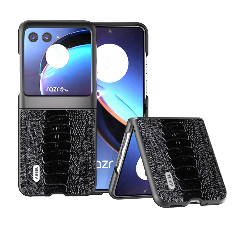 เคสโทรศัพท์หนังแท้ ABEL รุ่น Weilai, For Motorola Razr 60 Ultra, For Motorola Razr 50 Ultra, For Motorola Razr 50, For Motorola Razr 40, For Motorola Razr 40 Ultra