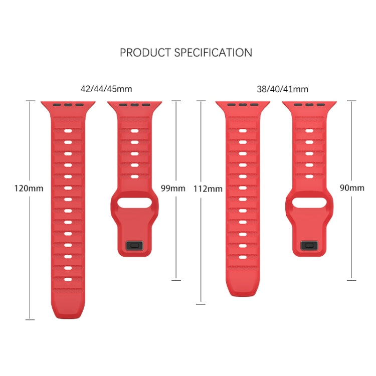 สายนาฬิกา Dot Texture Fluororubber, For Apple Watch 42mm, For Apple Watch 38mm