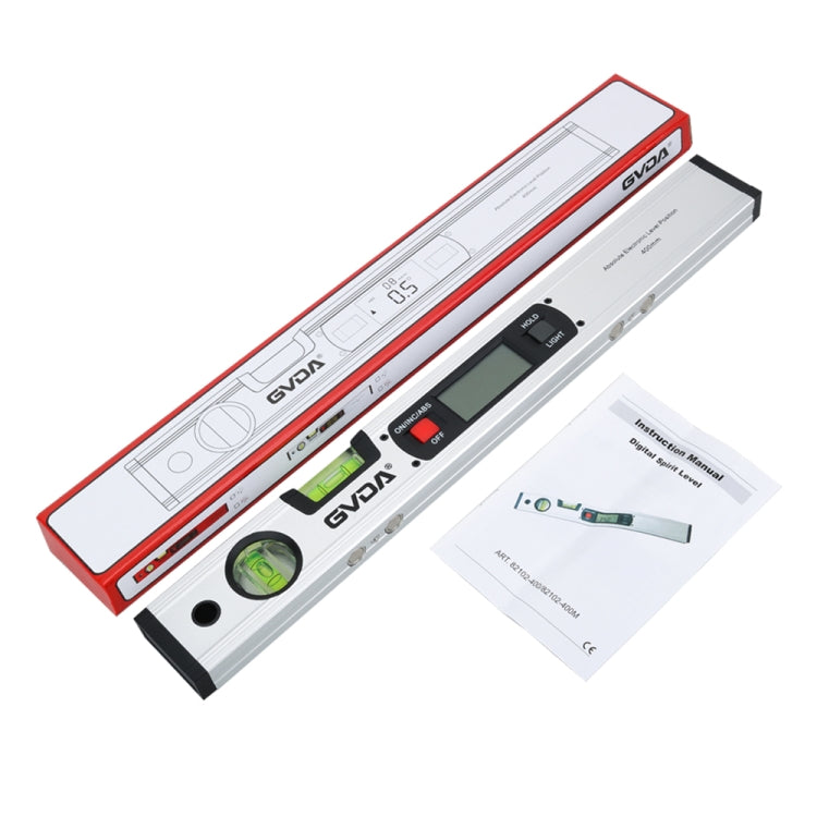 GVDA GD-H400M Digital Level 360 ไม้บรรทัดวัดระดับไม้โปรแทรกเตอร์