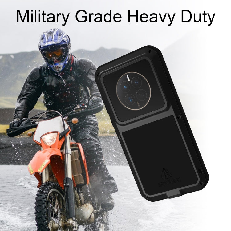 LOVE MEI POWERFUL โลหะกันกระแทก Life เคสโทรศัพท์กันฝุ่นกันน้ำ, For Huawei P60 / P60 Pro / P60 Art, For Huawei Mate 50 Pro, For Huawei Mate 50