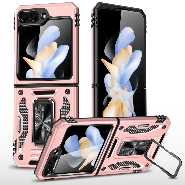 เคสโทรศัพท์ Armor PC + TPU Camera Shield, For Samsung Galaxy Z Fold5 5G, For Samsung Galaxy Z Flip5 5G