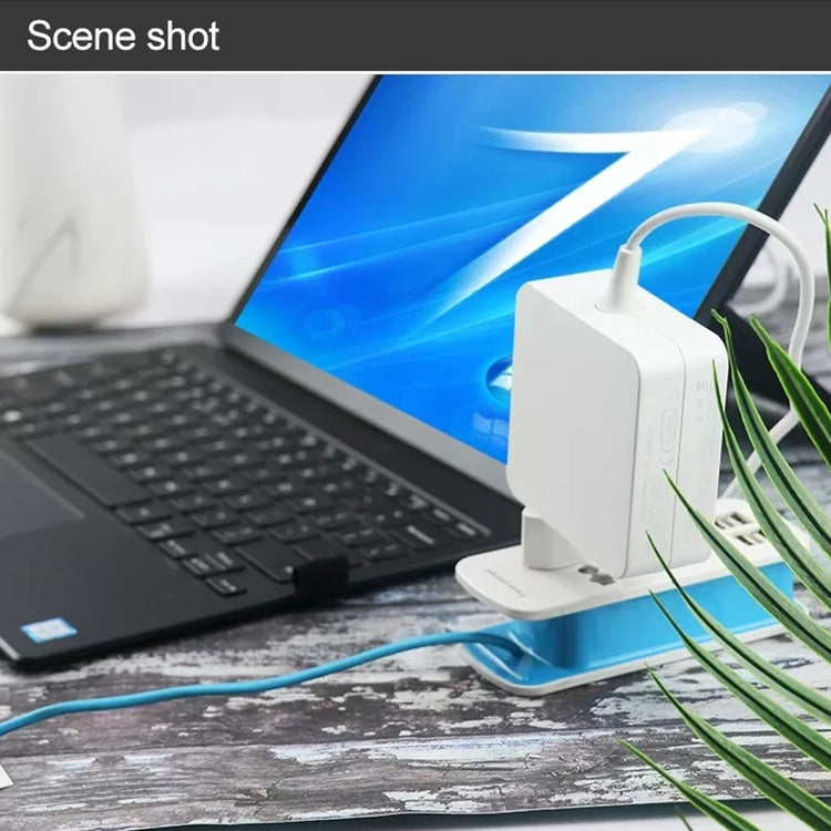 เครื่องชาร์จพกพาอะแดปเตอร์ไฟ AC 85W พร้อมสายชาร์จ 1.8 ม. ปลั๊ก EU
