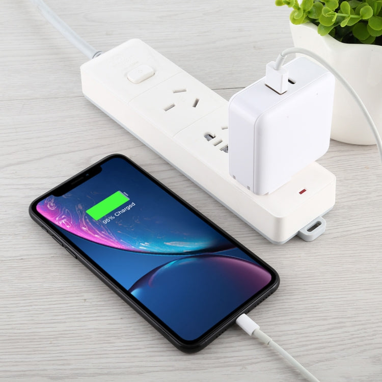 PD65W-A6 PD 65W 90 องศาขาพับได้แบบพกพามัลติฟังก์ชั่ USB ชาร์จด่วน, สหรัฐเสียบ