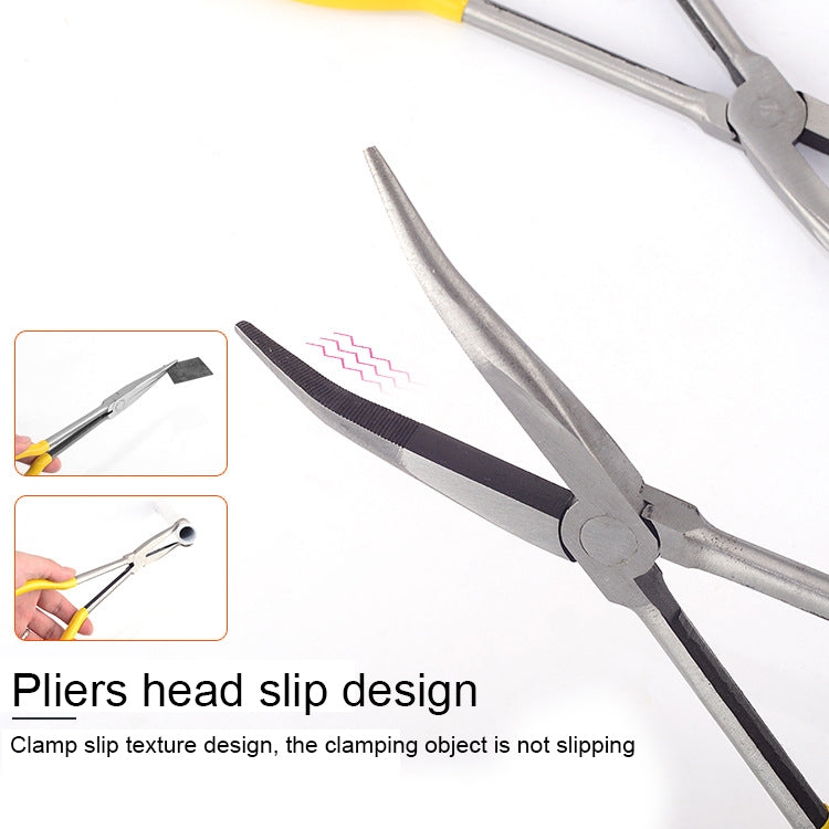 11 นิ้วมัลติฟังก์ชั่น 90 องศาดัดคีมจมูกเข็ม เครื่องมือ, 90 Degree Bending