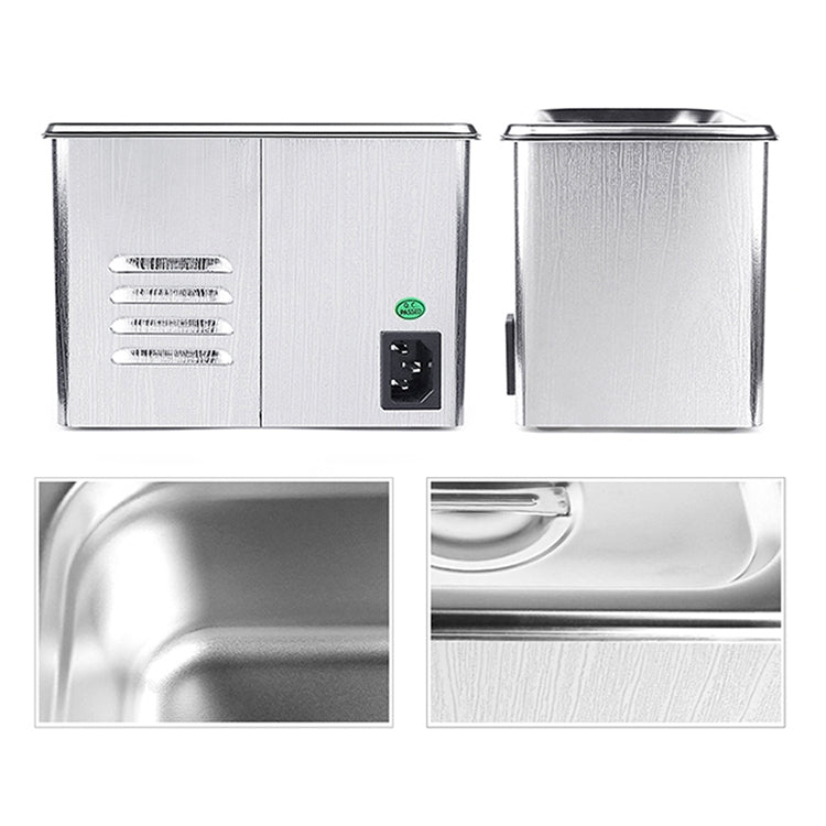 บากู BK-2400 35W 0.8L จอแสดงผล LCD เครื่องทำความสะอาดอัลตราโซนิก, AC 220V, BK-2400 35W 0.8L 220V