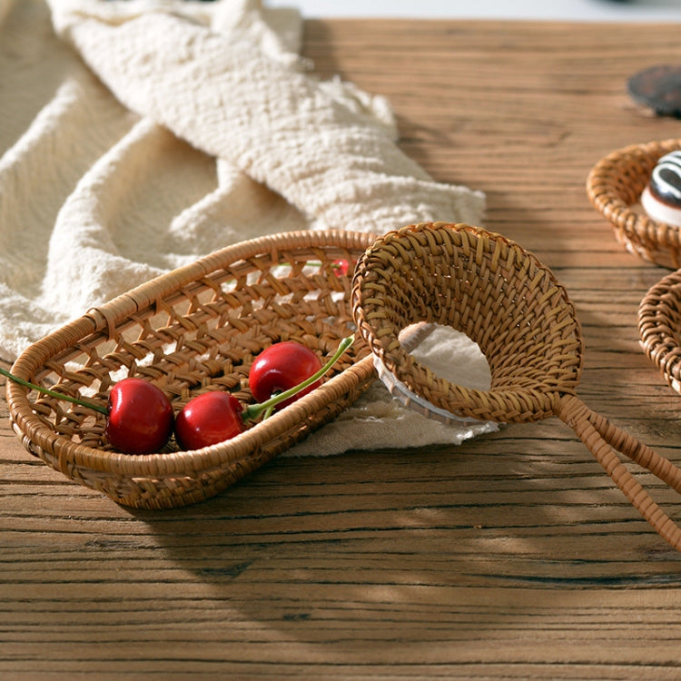 GP36 ตะกร้าใส่ผ้าขนหนูลายหวายถักเล็ก, Towel Holder Basket