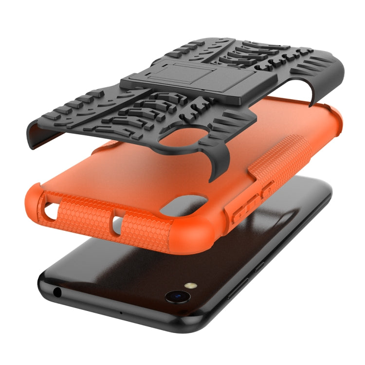 เคสกันกระแทก PC + TPU Tyre สำหรับ Huawei Honor 8s พร้อมตัวยึด, For Huawei Honor 8s