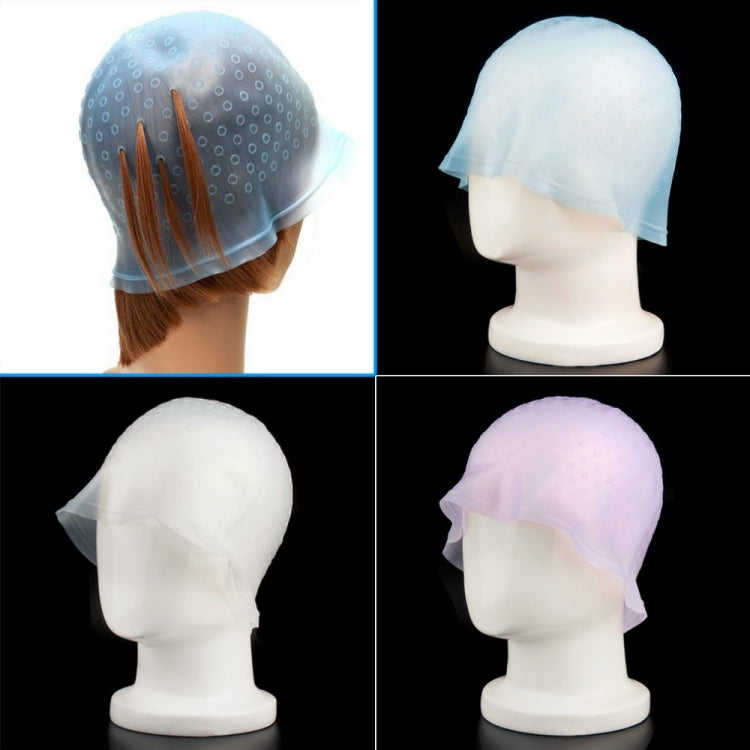 กรดและด่างซิลิโคนทนอุณหภูมิสูงเลือกหมวกย้อมผม, การจัดส่งสีแบบสุ่ม, Dye Hat