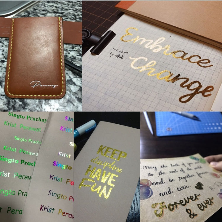 กระดาษฟอยล์ขนาด A4 50 ชิ้น/แพ็ค จัดส่งแบบสุ่มสีเดียว, A4 Size Foil Papers