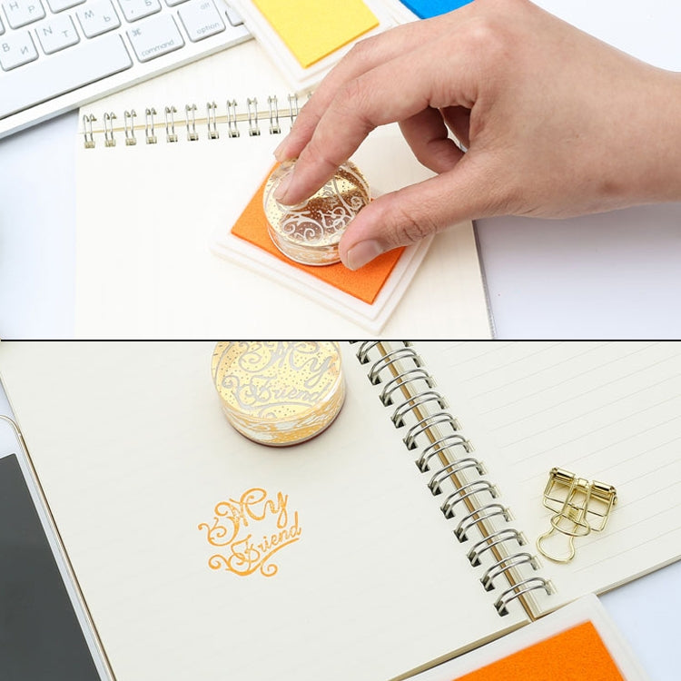 Hot Chic Child Craft แสตมป์ยาง InkPad DIY จากน้ำมัน 15 สี, Inkpad 4