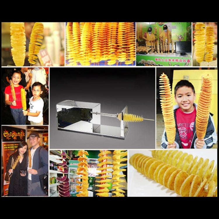 ทาวเวอร์เครนมันฝรั่งทอร์นาโดไฟฟ้าสแตนเลส ปลั๊ก EU, Electric