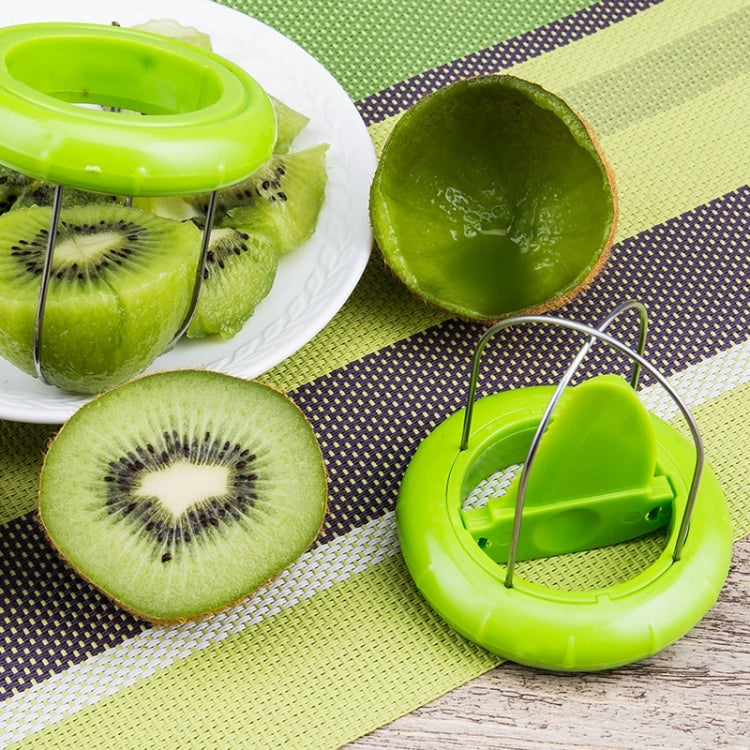 3 ชิ้นแบบพกพาและพิเศษ ABS + สแตนเลสผลไม้กีวีปอก, การจัดส่งสีสุ่ม, 3 PCS Kiwi Fruit Peeler 2