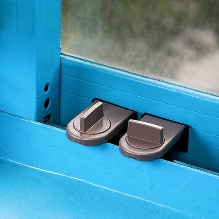 เลื่อน SASH Stopper ตู้ล็อคและสายรัดประตูความปลอดภัย Anti-Theft ล็อคประตูหน้าต่างเด็กความปลอดภัย ล็อค, 029