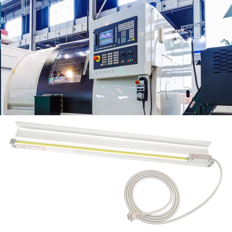 ช่วงการวัด 400 มม. เครื่องกลึงมิลลิ่ง Digital Readout Encoder Grating ไม้บรรทัดอิเล็กทรอนิกส์ Linear Scale, 400mm
