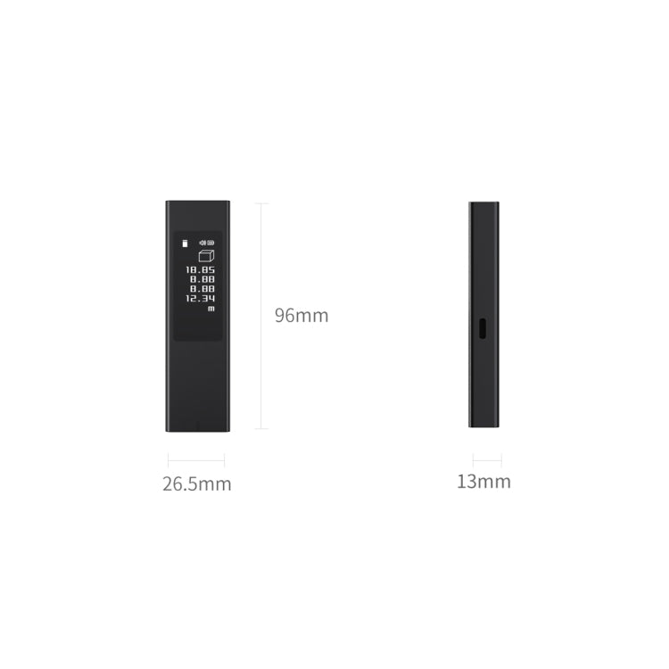 Original Xiaomi Youpin DUKA LS5 หน้าจอสัมผัสความแม่นยำสูงเครื่องวัดระยะเลเซอร์อินฟราเรด