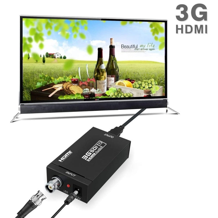 NEWKENG S008 Mini SD-SDI / HD-SDI / 3G-SDI เป็นตัวแปลงวิดีโอ HDMI, S008 Mini SD-SDI / HD-SDI / 3G-SDI to HDMI