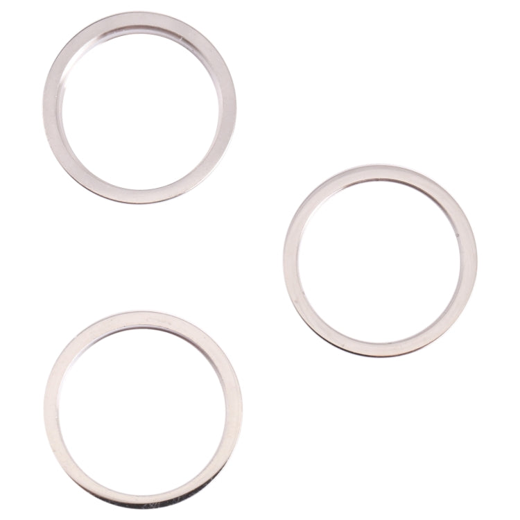 3 ชิ้นเลนส์กล้องด้านหลังโลหะนอกแหวนห่วงป้องกันสำหรับ iPhone 13 Pro, For iPhone 13 Pro